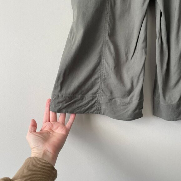 Lululemon 2021 Metropolis Maven High Rise Crop Pull On Casual Pants Grey Sage 6 - Picture 5 of 8